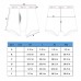 FixtureDisplays®  5PK Men's Soft Cotton Boxer Briefs Fly Front Underwear Size: L. Fit for waist size: 30